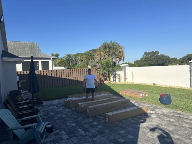 Melbourne – Purple Leaf Gazebo – Paver Patio – 1 Day