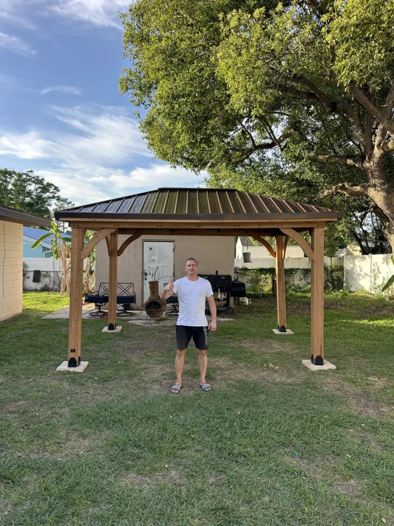 Ocala – Wooden Gazebo – Freestanding Installation
