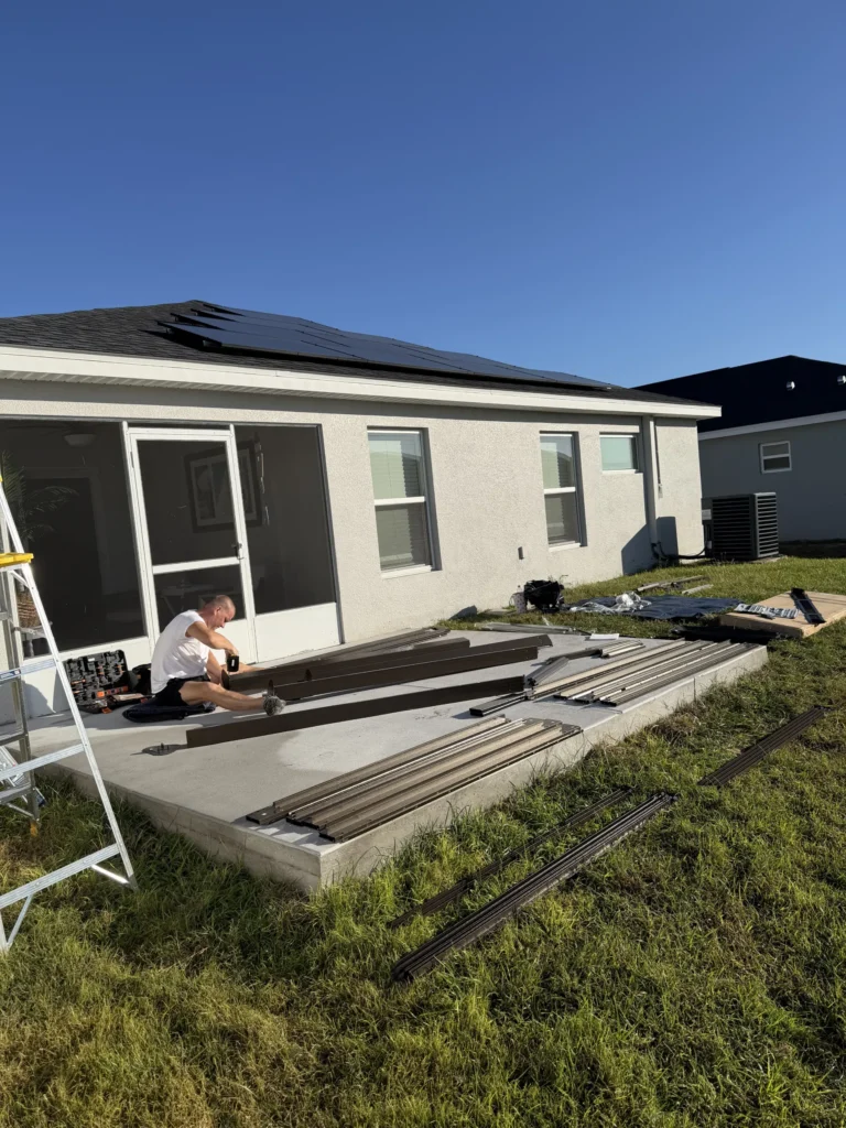 Davenport – Hardtop Gazebo – Concrete Slab – 1 Day