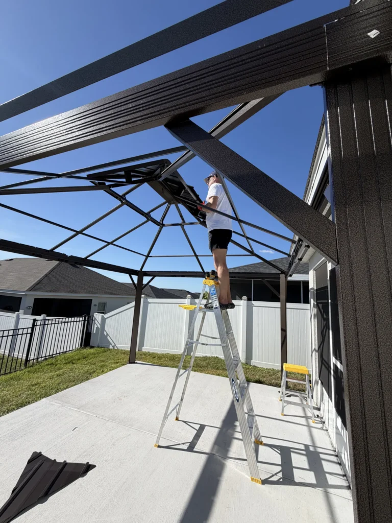 Davenport – Hardtop Gazebo – Concrete Slab – 1 Day