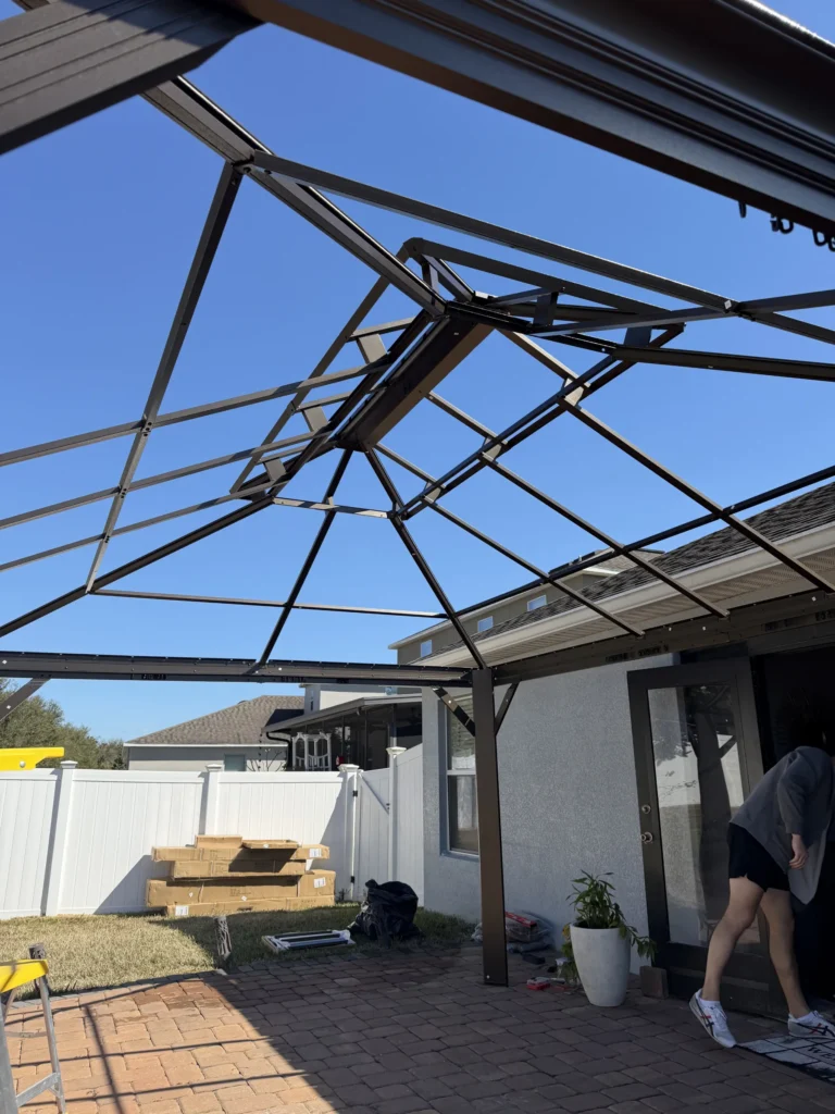 Mount Dora – Hardtop Gazebo – Paver Patio with Curtains – 1 Day