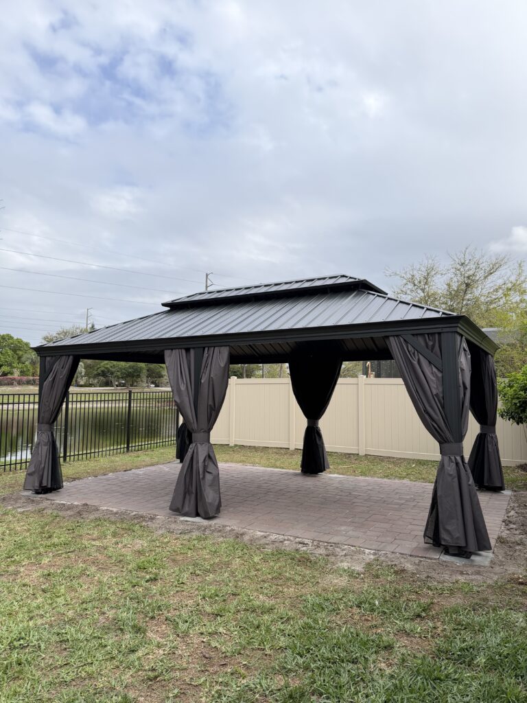Can You Install a Gazebo on Pavers in Florida?